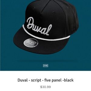 Black duval hat